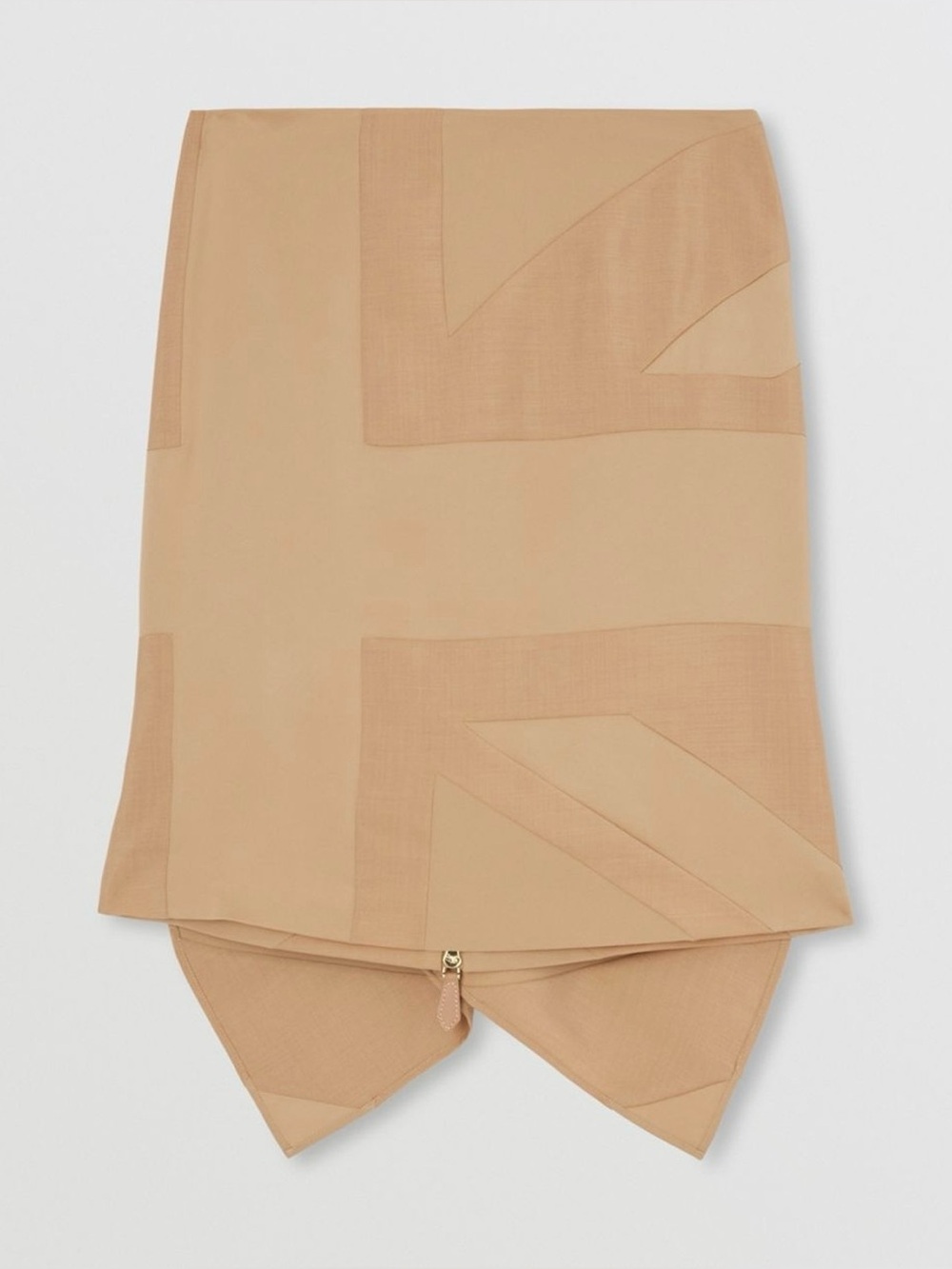 NEW BURBERRY BEIGE PANEL MINI SKIRT - Picture 9 of 10